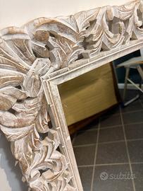 Specchio Maisons du Monde, legno di mango scolpito