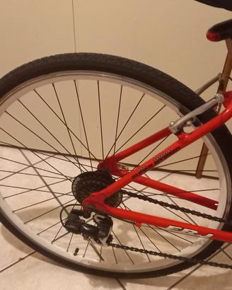 bicicletta ibrida in alluminio ruote da 28