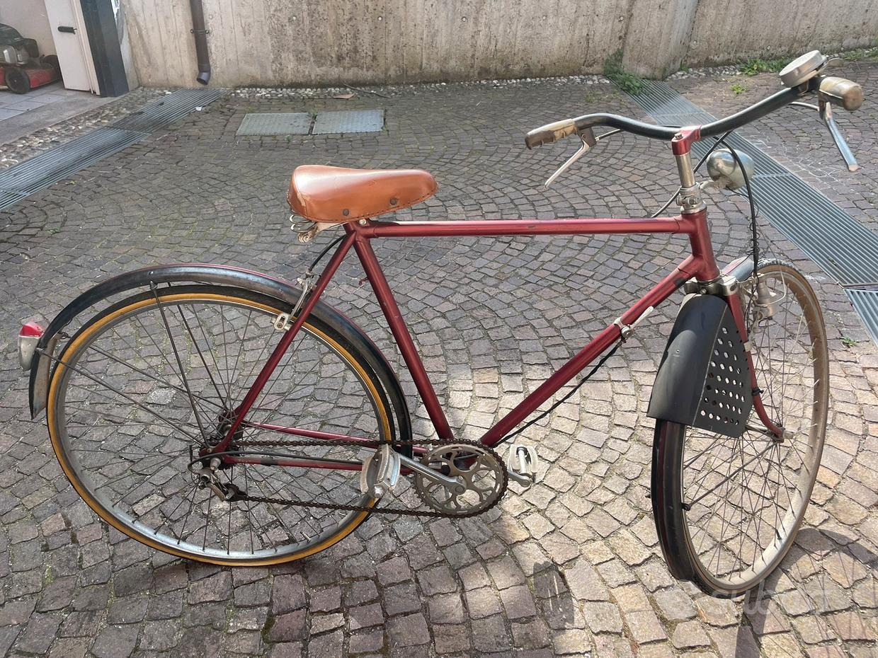 Fanale Lanterna Metallo vetro a olio petrolio bici d'epoca Lucas