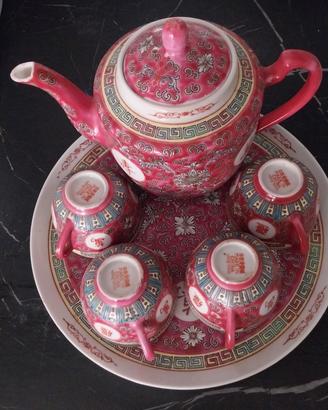 servizio da tè vintage porcellana cinese  anni 70 