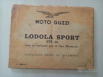 Manuale Ricambi GUZZI LODOLA SPORT 175 1° EDIZ 58