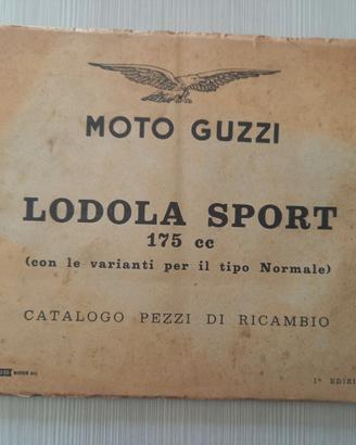 Manuale Ricambi GUZZI LODOLA SPORT 175 1° EDIZ 58