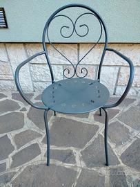 sedia in ferro