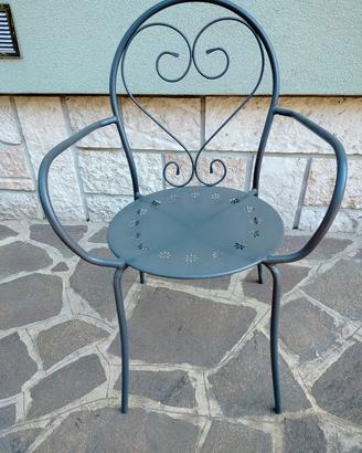 sedia in ferro