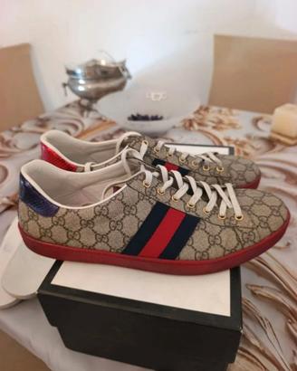 Scarpe sneakers Gucci Ace uomo taglia 47/47,5