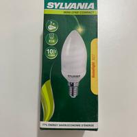 3 Lampadine SYLVANIA MINI-LYNX COMPACT 7W E14