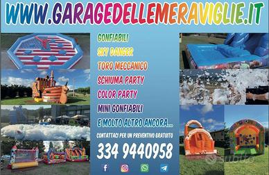 Gonfiabili toro meccanico schiuma party