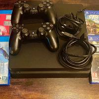 PS4 Slim 1TB + 2 controller originali + 4 giochi
