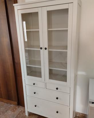 Vetrinetta Ikea Hemnes bianca