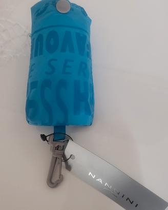 borsa shopper turchese 