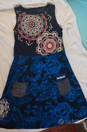 Vestito bambina Desigual smanicato 11/12 anni