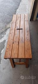panca in legno massello