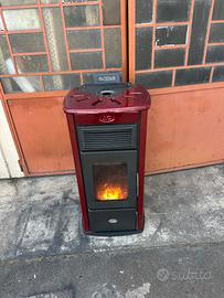 Stufa pellet  14 kW combinata sia mais e nociolino