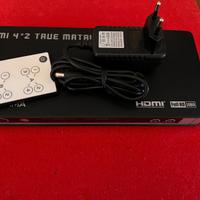 Matsuyama HDMI true remote matrix switch 4x2