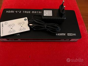 Matsuyama HDMI true remote matrix switch 4x2