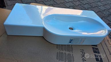 Lavabo asimmetrico  Disegno Ceramica NUOVO