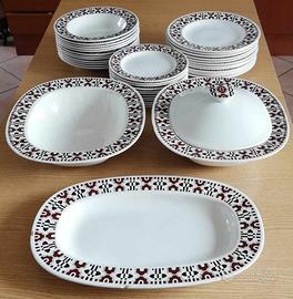 Servizio tavola Richard Ginori Laveno anni 60