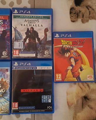 blocco 5 giochi per PS4/ps5 perfetti