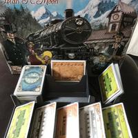 Ticket to Ride: vassoio porta carte e plance treni