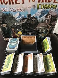 Ticket to Ride: vassoio porta carte e plance treni