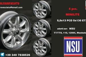 Cerchi minilite 5,5x 13 5x130 et25 NSU