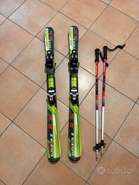 Sci bambino TECNOPRO XT Team 110 cm + bastoncini