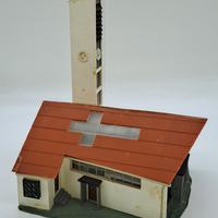 modellismo ferroviario chiesa moderna