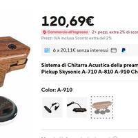 Sistema di Chitarra preamplificazione