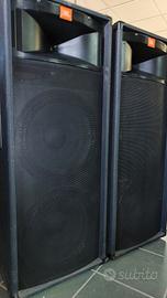impianto JBL 2 satelliti 15" e 2 subwoofer 18 "