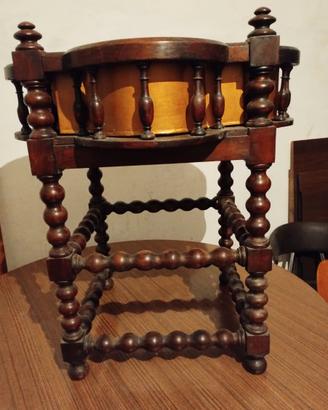 FIORIERA IN LEGNO E VASCA IN RAME