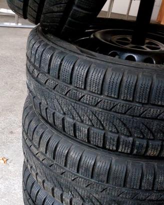 Gomme+cerchi 185/60/14 invernali come nuove