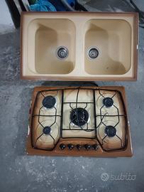 Piano cottura più lavello