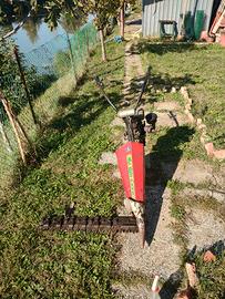 Falciatrice con barra laterale