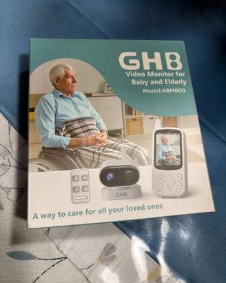 GHB Baby Monitor Video e Audio 2,8 720P HD 2000mAh