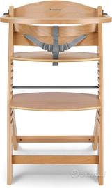 KikkaBoo NORDY Seggiolone in Legno per Bebè, Sedia