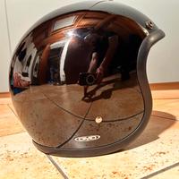 Casco jet DMD serie Vintage Solid Black taglia L
