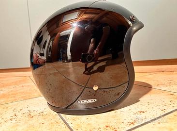 Casco jet DMD serie Vintage Solid Black taglia L