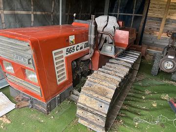 Trattore cingolato Fiat 565 + accessori