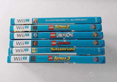 LOTTO 6 GIOCHI SUPER MARIO-LEGO- NINTENDO WII