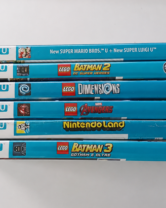 LOTTO 6 GIOCHI SUPER MARIO-LEGO- NINTENDO WII