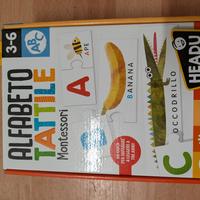 alfabeto tattile montessori