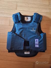 Gilet sicurezza equitazione L con piastre schiuma