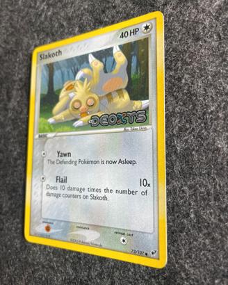 Slakoth 73/107 Stamped Ex deoxys