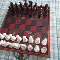 SCACCHIERA CINESE  con pezzi in marmo