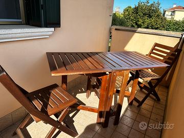 Äpplarö tavolo ikea per terrazzo con 2 sedie