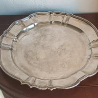 Vassoio in argento 800 ditta Miracoli Milano