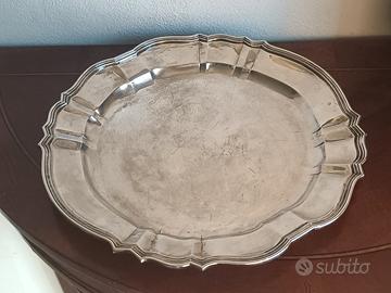 Vassoio in argento 800 ditta Miracoli Milano