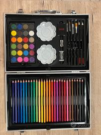 Set Artistico 145 Pezzi  con Valigia Blu