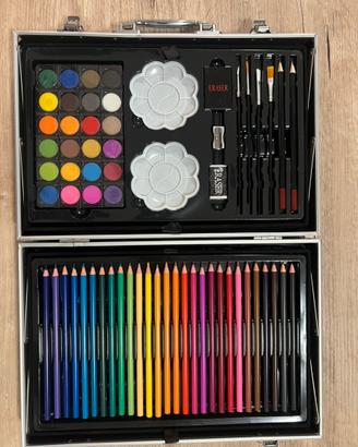 Set Artistico 145 Pezzi  con Valigia Blu