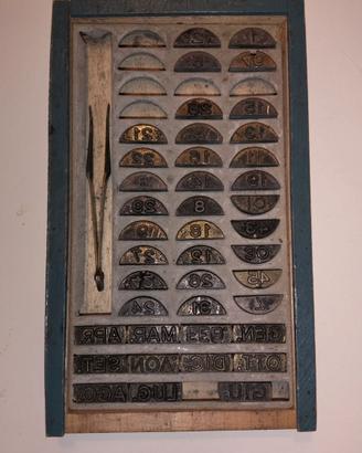 Antico Datario Componibile PRIMUS - Set Caratteri